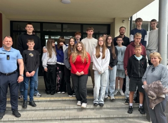 Karjeros ugdymo veiklos metu 7-8 klasių mokiniai lankėsi Lietuvos kalėjimų tarnyboje, kur susipažino su pareigūnų darbu, atsakomybėmis ir karjeros galimybėmis